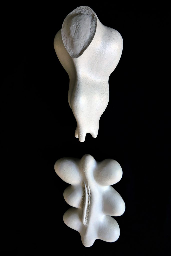 Dos, Oscar Barbery, sculpture, ceramics